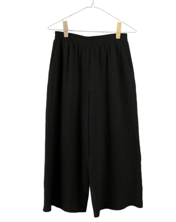 Pants | It is Well L.A. Easy Wide Gauze Pant Black