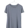 Tanks + Tees | It is Well L.A. Everyday Short Sleeve Crewneck Heather Blue