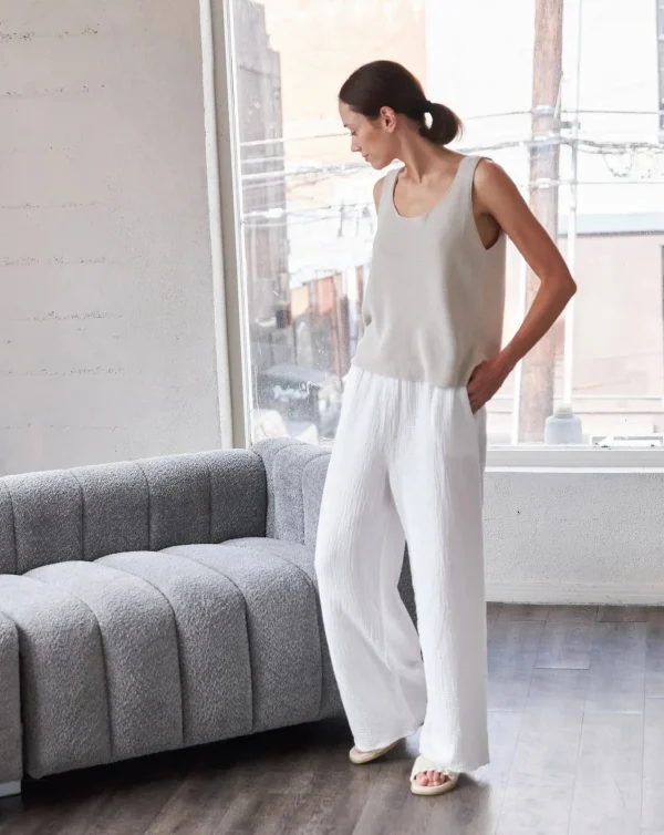 Pants | It is Well L.A. Full Gauze Pants Salt