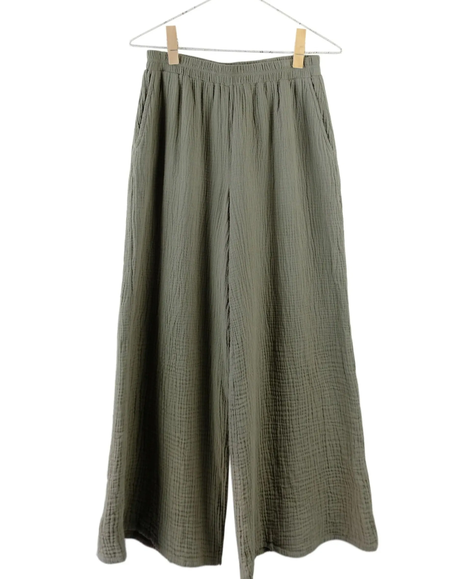 it_is_well_la_full_length_0-2.webp Pants | It is Well L.A. Full Length Gauze Pants Olive