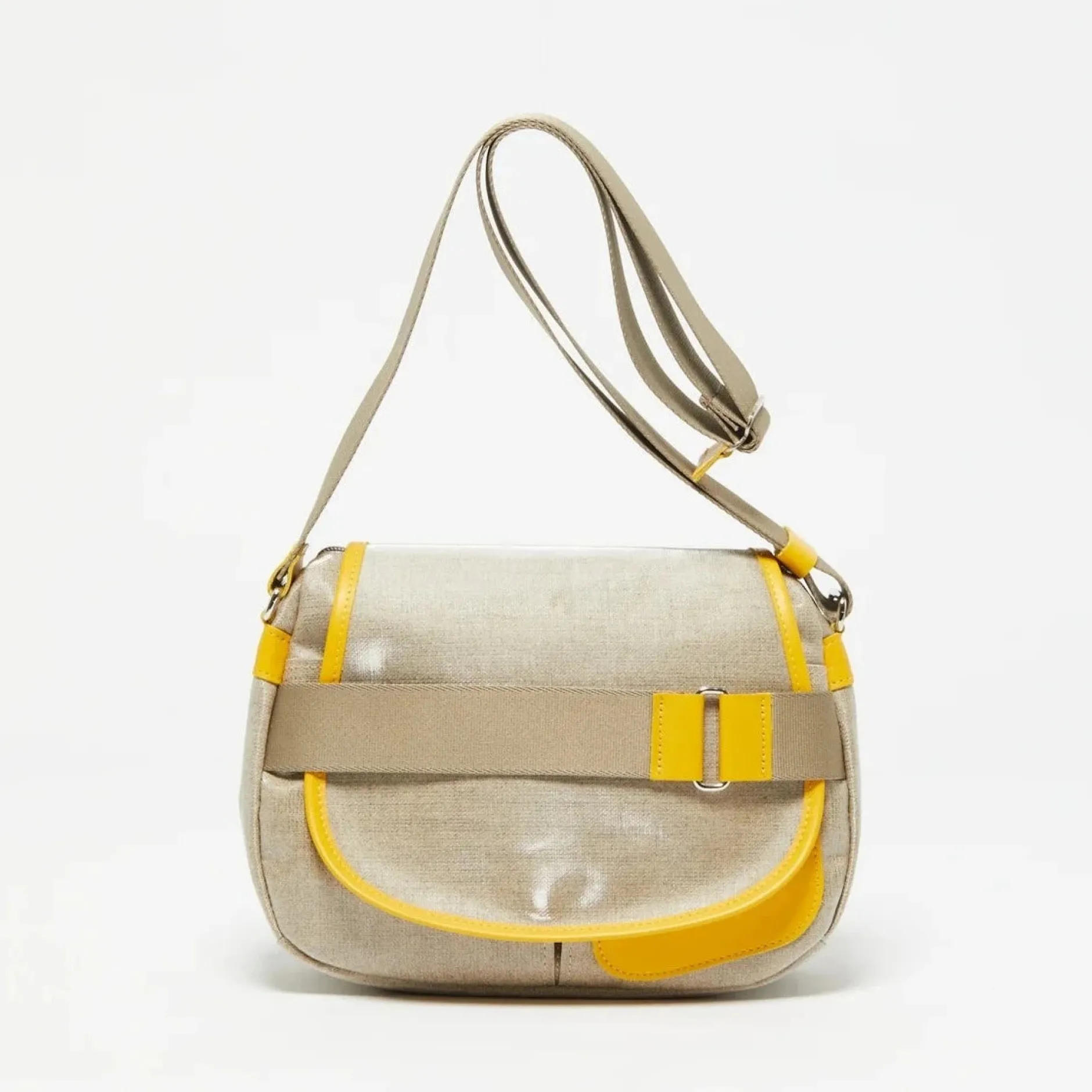 jack_gomme_paris_petit_ga_0.webp Bags | Jack Gomme Paris Petit Gaby Linen Satchel Natural + Yellow