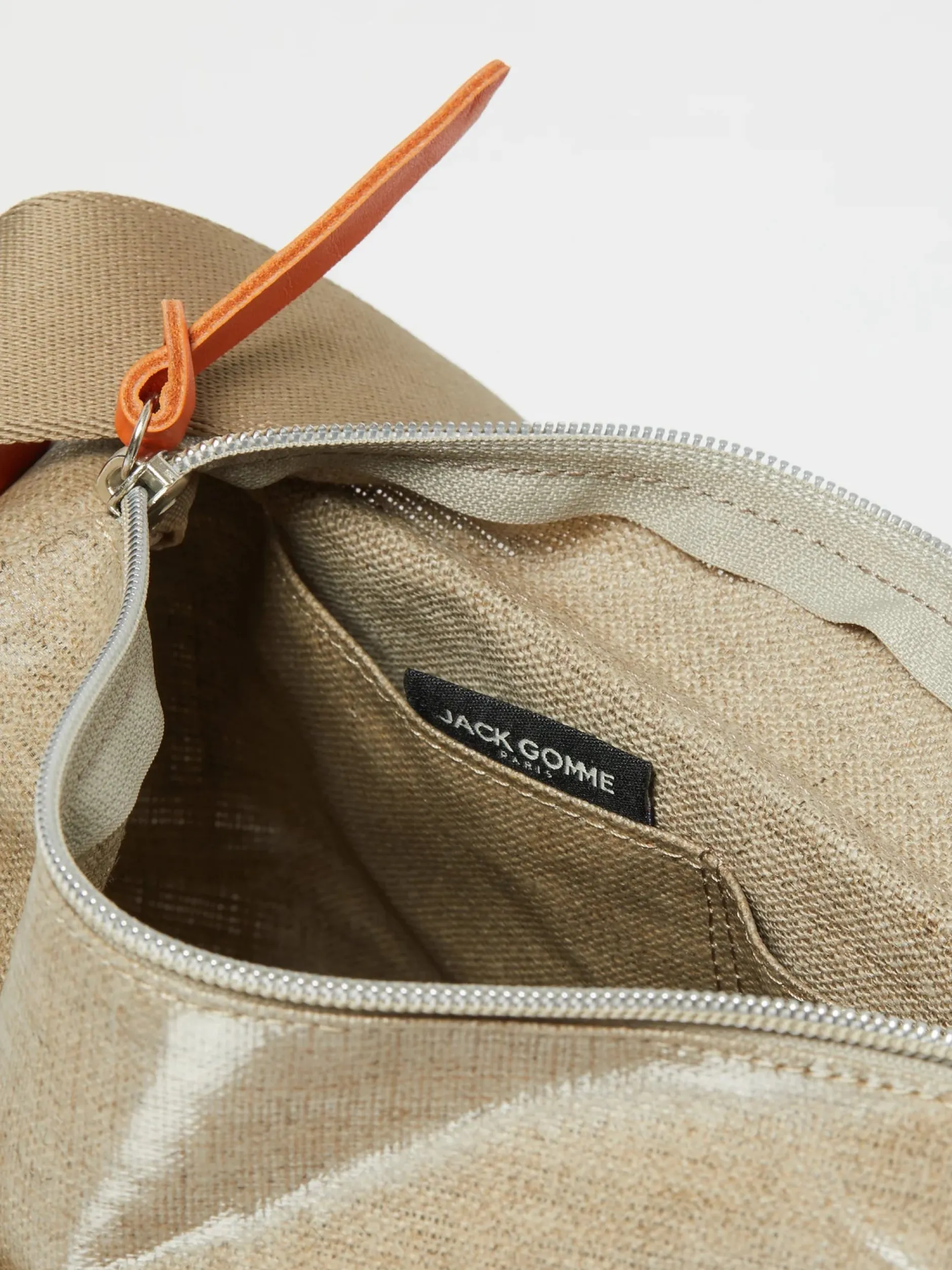 jack_gomme_paris_petit_ga_4.webp Bags | Jack Gomme Paris Petit Gaby Linen Satchel Natural + Orange
