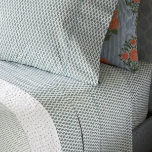 Sheets | John Robshaw Cala Sage Sheet Sets