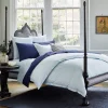 Duvets | John Robshaw Chevron Light Indigo Duvet