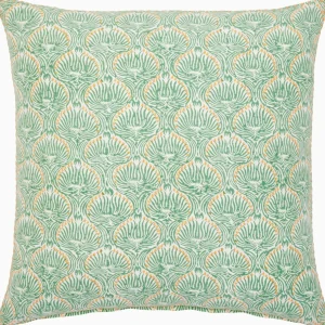 Pillows | John Robshaw Divit Sage Pillow