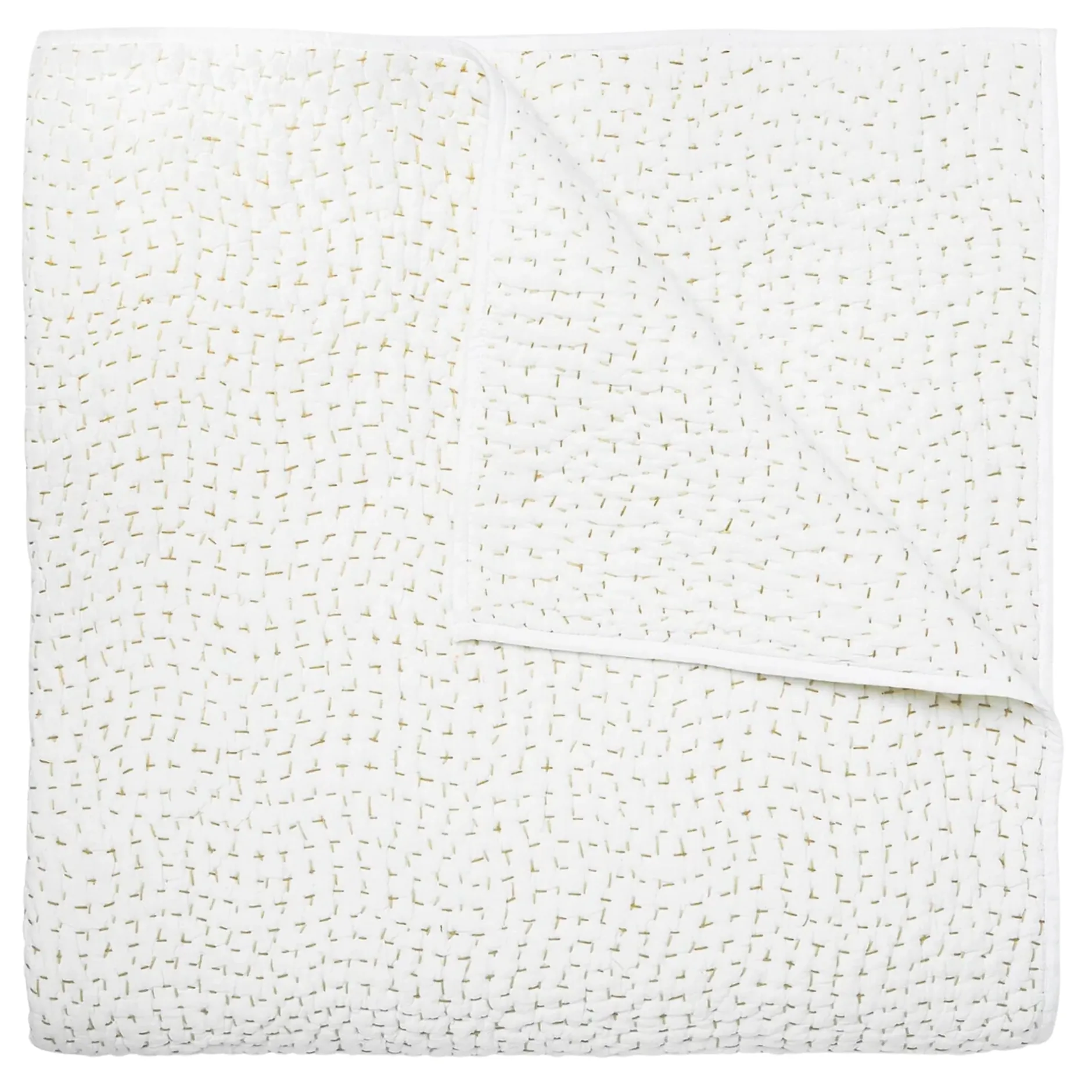 john_robshaw_hand_stitche_0-1.webp Quilts + Coverlets | John Robshaw Hand Stitched Coverlet Moss