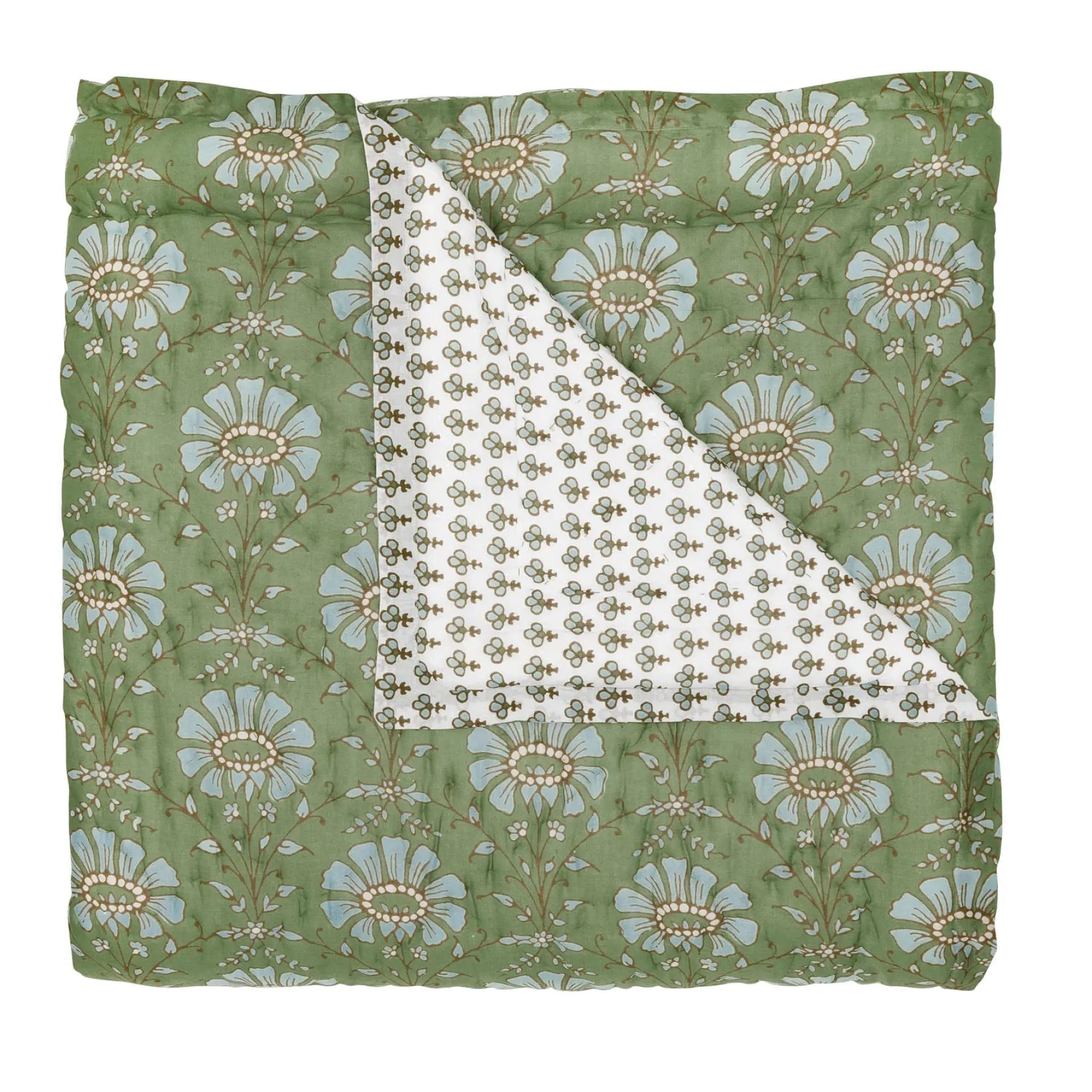 john_robshaw_jeeva_sage_q_0.webp Quilts + Coverlets | John Robshaw Jeeva Sage Quilt