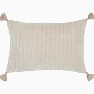 Pillows | John Robshaw Velvet Sand Kidney Pillow
