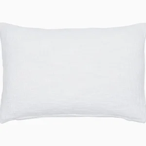 Pillows | John Robshaw Woven White Kidney Pillow
