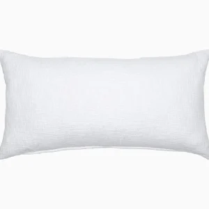 Pillows | John Robshaw Woven White Bolster