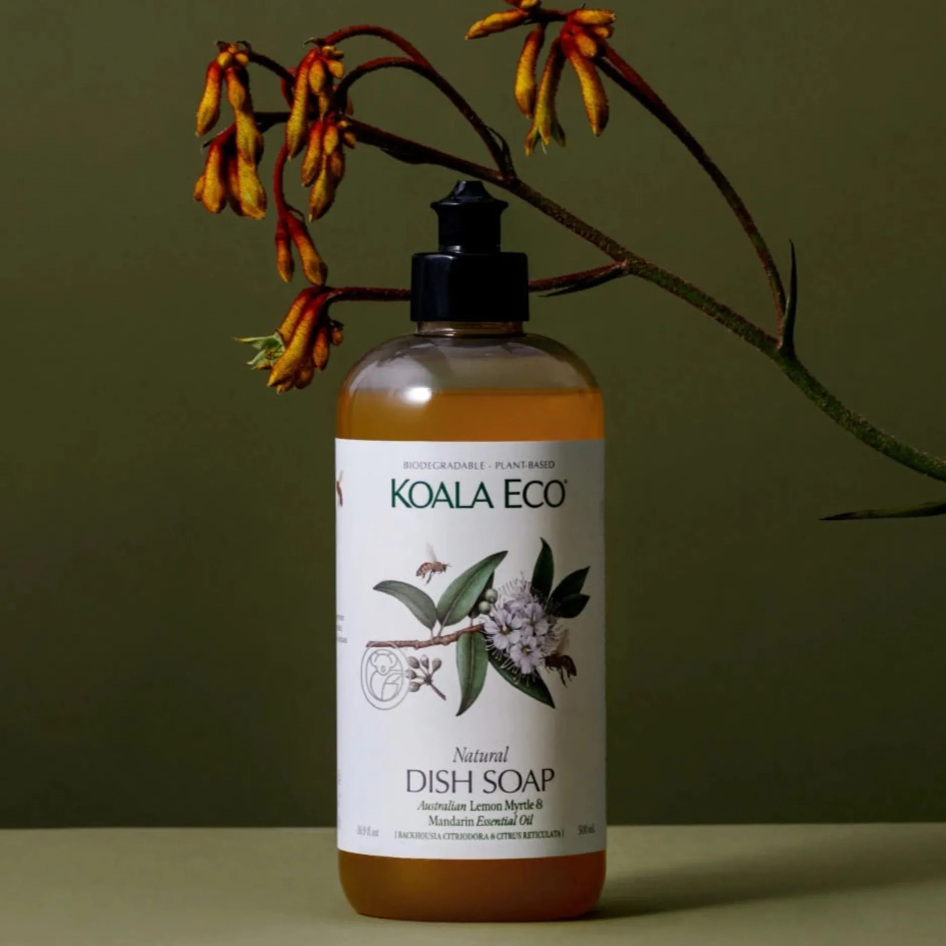 koala_eco_natural_dish_so_1.webp Cleaning Essentials | Koala Eco Natural Dish Soap Lemon Myrtle & Mandarin