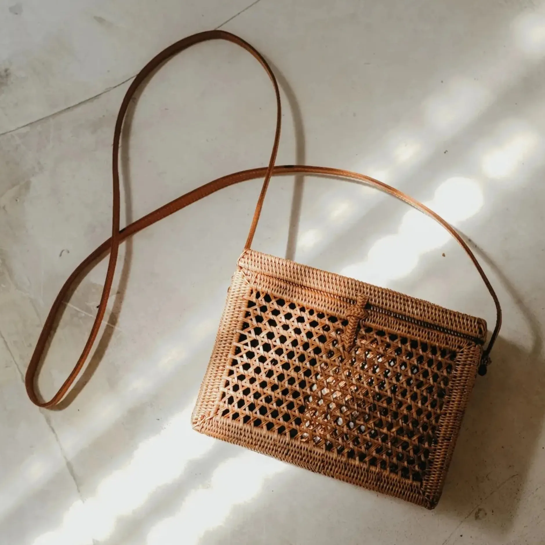 lila_rattan_crossbody_bag_0.webp Bags | Thistle Hill Lila Rattan Crossbody Bag