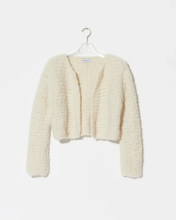 Sweaters | Maiami Cashmere Boucle Jacket Creme