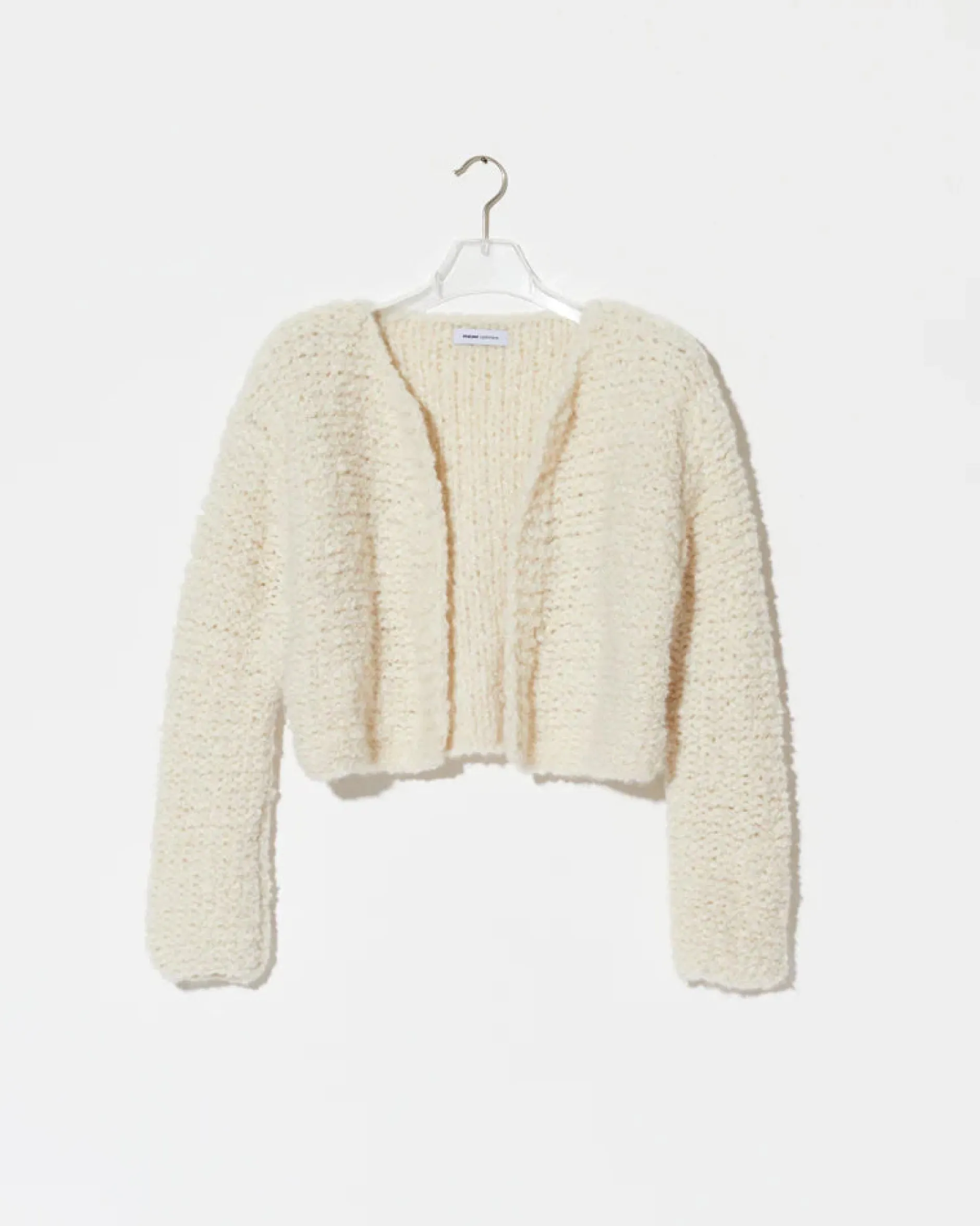 maiami_cashmere_boucle_ja_0.webp Sweaters | Maiami Cashmere Boucle Jacket Creme