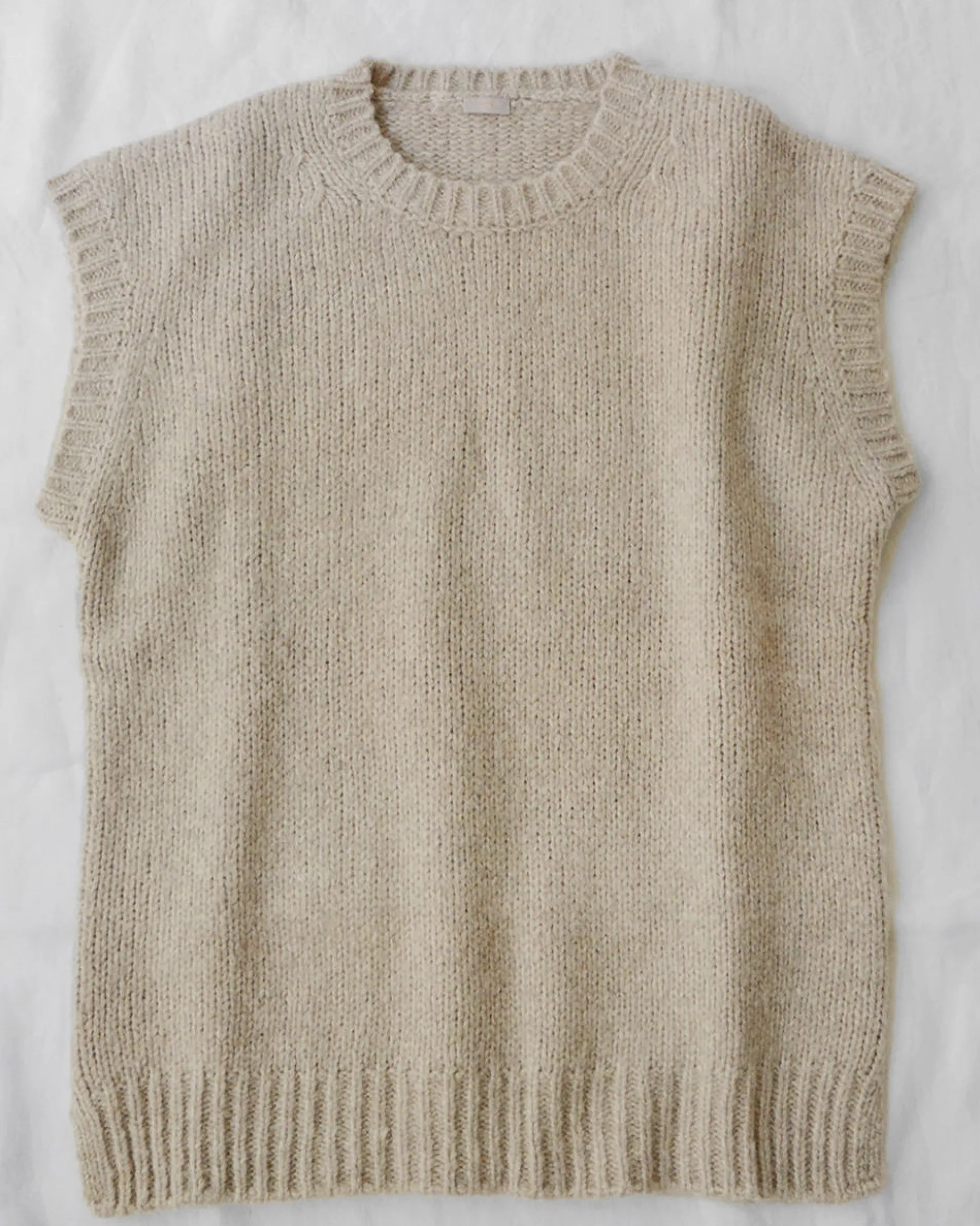 makie_oversized_vest_beig_0.webp Sweaters | Makie Oversized Vest Beige