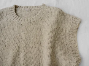Sweaters | Makie Oversized Vest Beige