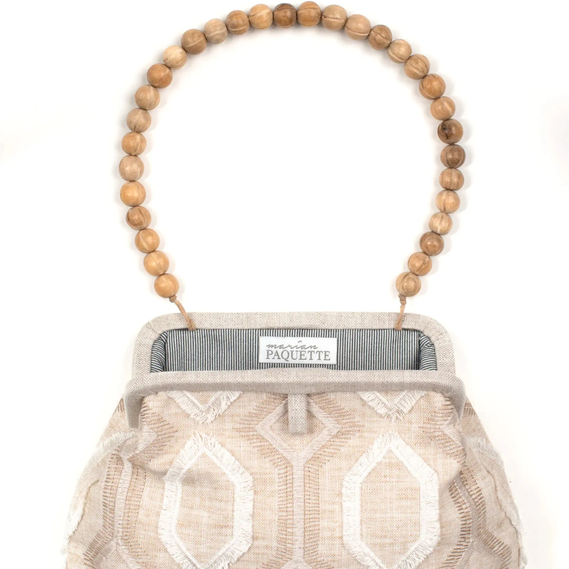 marian_paquette_danielle__3.webp Bags | Marian Paquette Danielle Embroidered Taupe / White