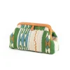 Bags | Marian Paquette Liette Green and Natural with Baby Blue