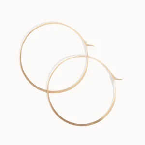 Jewelry | Melissa Joy Manning 14k Gold Extra Large Hoop 1.75" Diameter