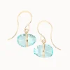 Jewelry | Melissa Joy Manning 14k Gold Blue Topaz Single Drop Earrings