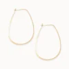 Jewelry | Melissa Joy Manning 14k Gold Large Tear Drop Hoop