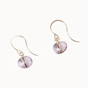 Jewelry | Melissa Joy Manning 14k Yellow Gold Amethyst Single Drop Earrings