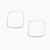 Jewelry | Melissa Joy Manning Sterling Silver Medium Square Hoop