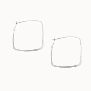 Jewelry | Melissa Joy Manning Sterling Silver Medium Square Hoop