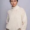 Sweaters | MJ Watson High Neck Pullover Natural