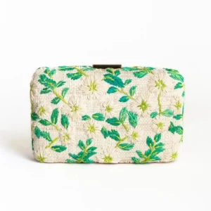 Bags | Thistle Hill Natural Iris Clutch