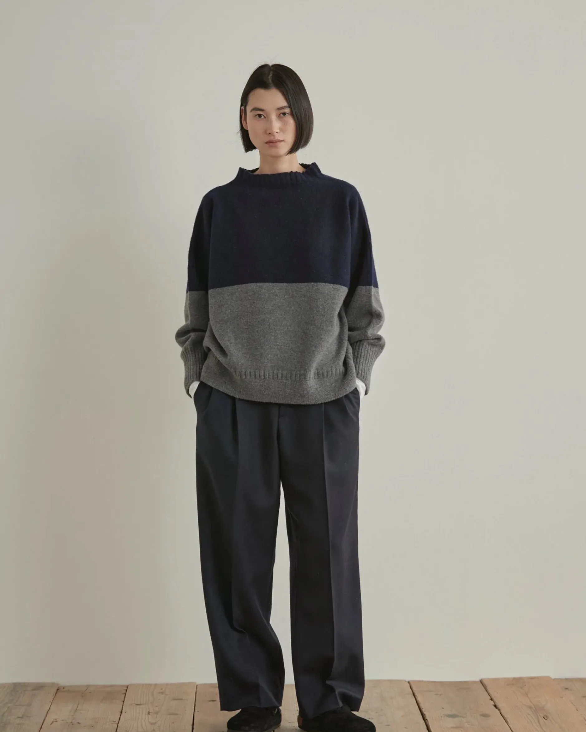 nicholson_amp_nicholson_h_0.webp Sweaters | Nicholson u0026 Nicholson Nicholson & Nicholson Heriot Knitted Sweater Navy Grey