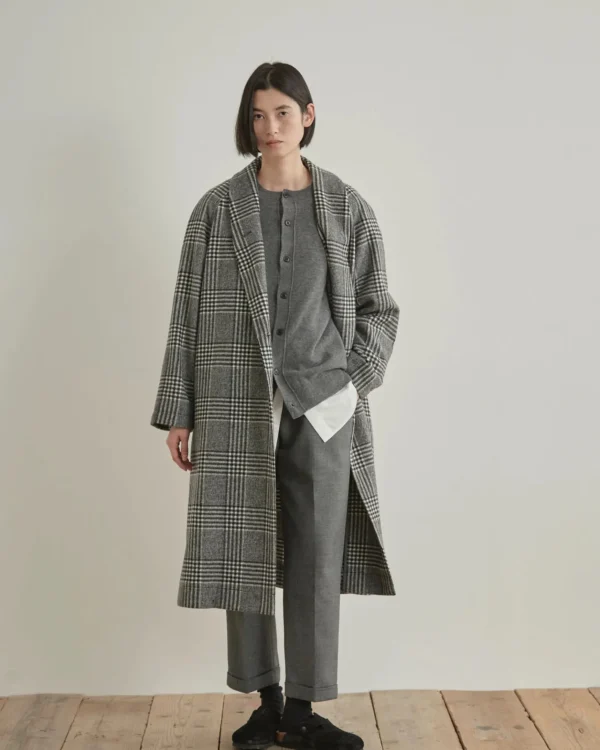 Outerwear | Nicholson u0026 Nicholson Nicholson & Nicholson My Robe Coat Grey Check