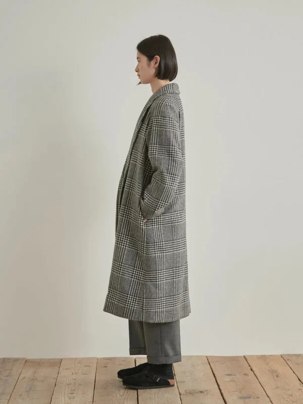 Outerwear | Nicholson u0026 Nicholson Nicholson & Nicholson My Robe Coat Grey Check