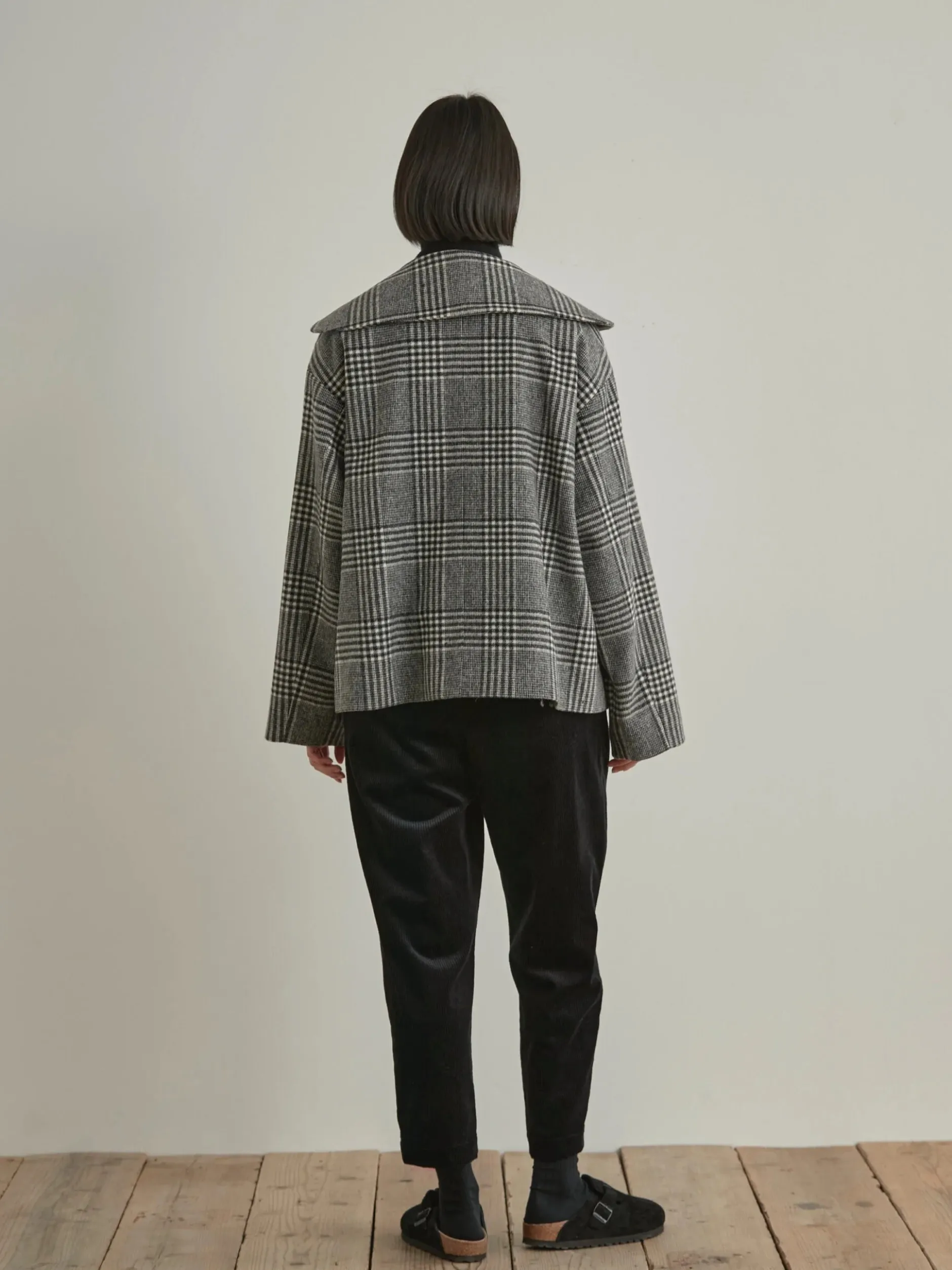 nicholson_amp_nicholson_m_2.webp Outerwear | Nicholson u0026 Nicholson Nicholson & Nicholson My Sailor Coat Grey Check