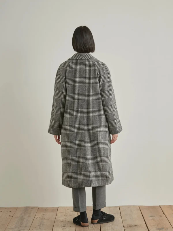 Outerwear | Nicholson u0026 Nicholson Nicholson & Nicholson My Robe Coat Grey Check