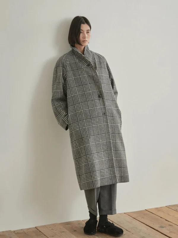 Outerwear | Nicholson u0026 Nicholson Nicholson & Nicholson My Robe Coat Grey Check