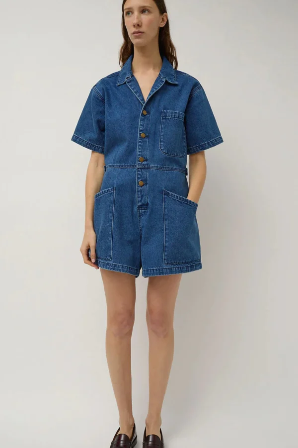 Skirts | No. 6 Bree Jumpsuit Medium Blue Wash Denium