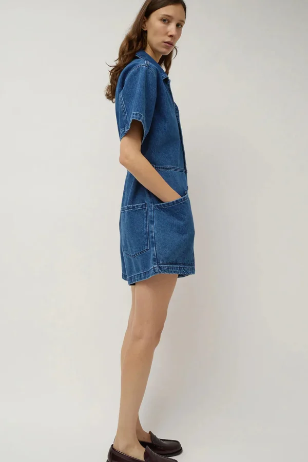 Skirts | No. 6 Bree Jumpsuit Medium Blue Wash Denium