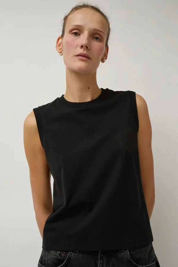 Tanks + Tees | No. 6 No. 8 Tank Black