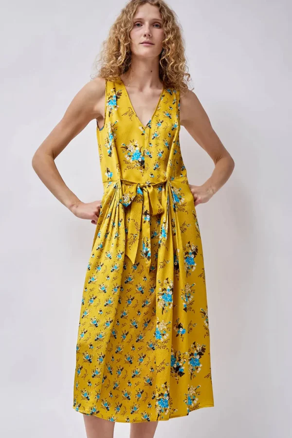 Dresses | No. 6 Orlean Dress Gold Bouquet
