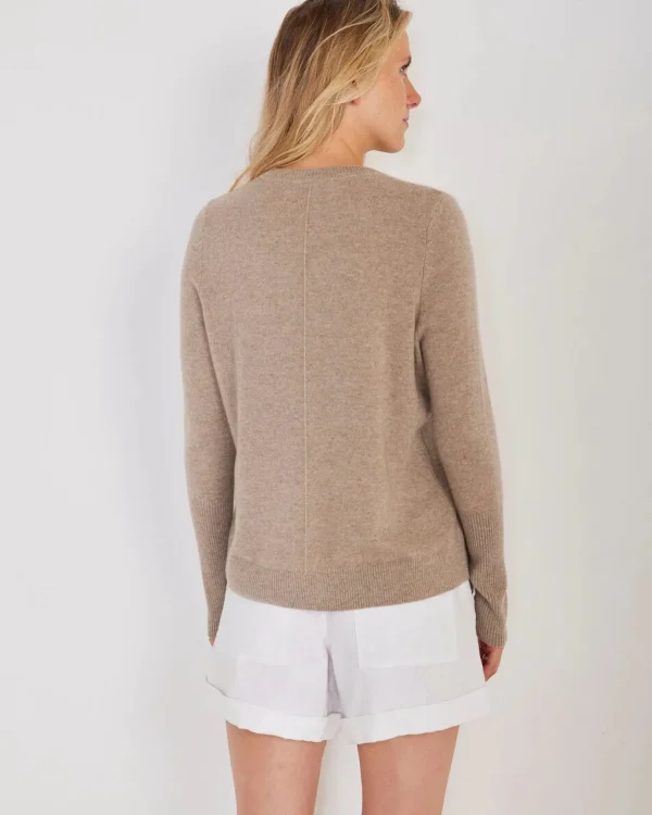 Sweaters | Not Monday Chase Cashmere Crewneck Latte