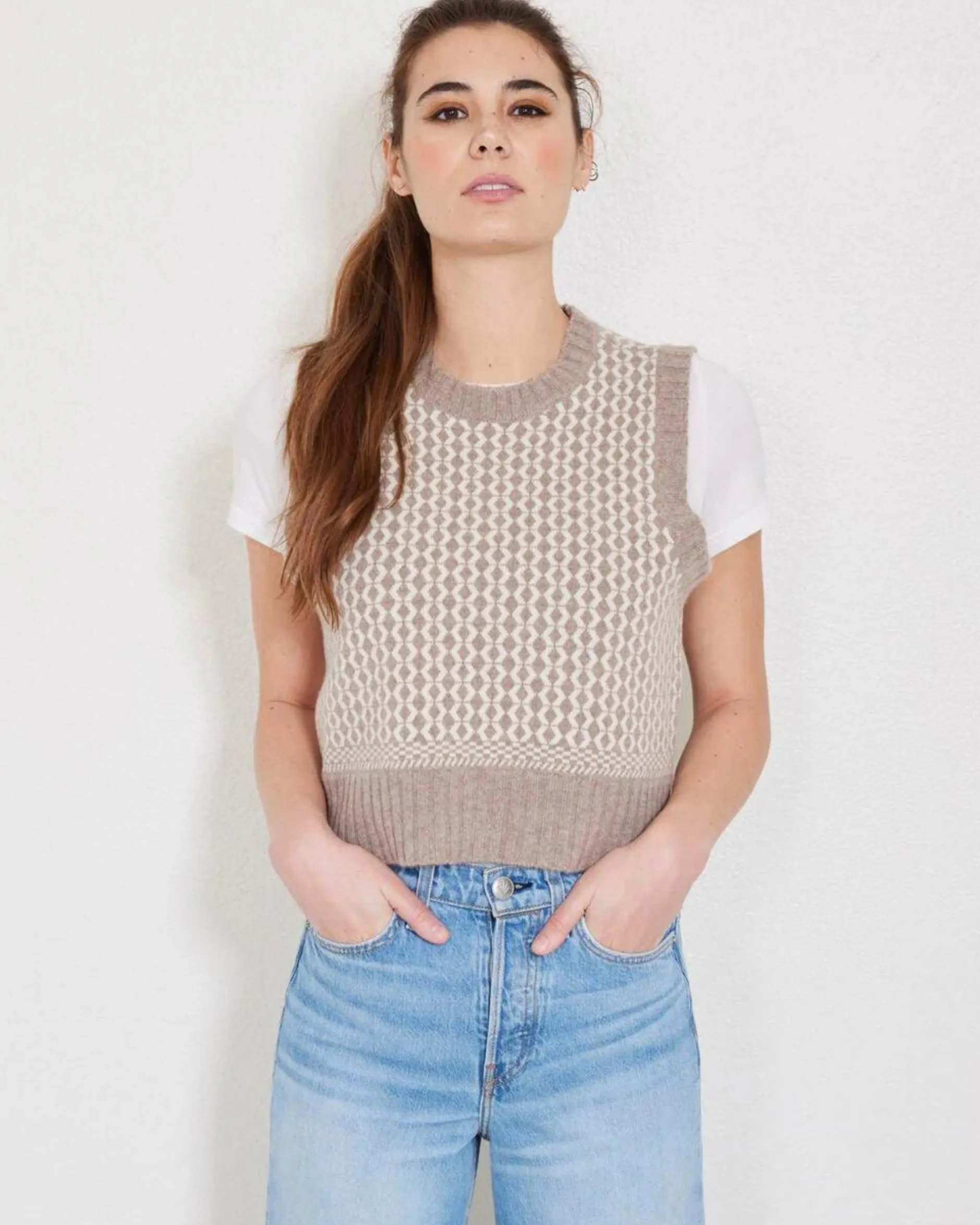 not_monday_gillian_sweate_0.webp Sweaters | Not Monday Gillian Sweater Vest Oatmeal & Ivory