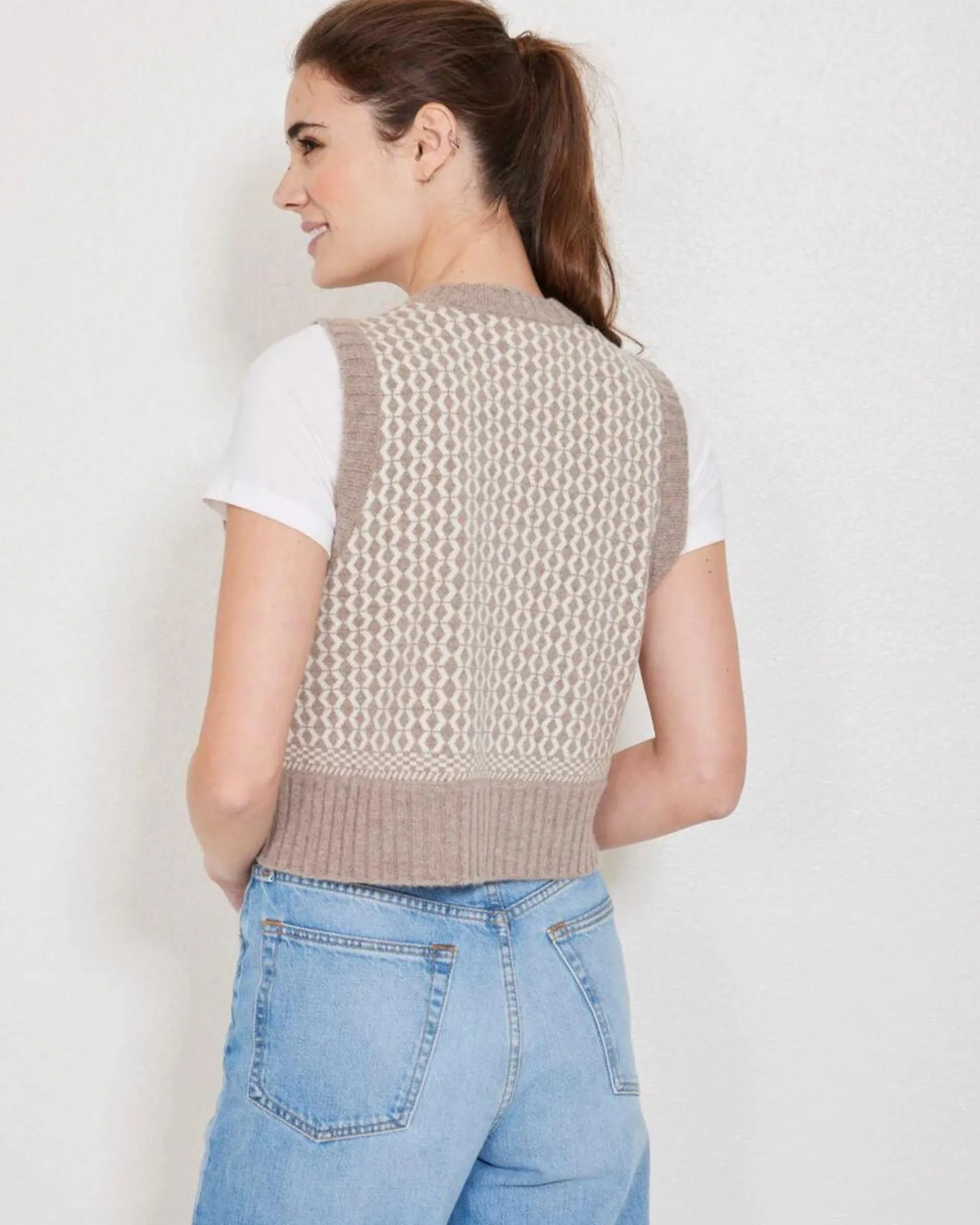 not_monday_gillian_sweate_1.webp Sweaters | Not Monday Gillian Sweater Vest Oatmeal & Ivory