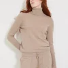 Sweaters | Not Monday Hayden Cashmere Turtleneck Latte