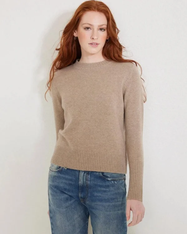 Sweaters | Not Monday Jane Cashmere Crewneck Latte