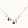 Jewelry | 5 Octobre Loop Tourmaline Rose Necklace