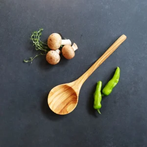 Home Decor | Pillows | Natural Olive Wood Olive Wood Deep Serving Spoon