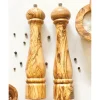 Home Decor | Pillows | Natural Olive Wood Olive Wood Salt & Peper Mill Set Large