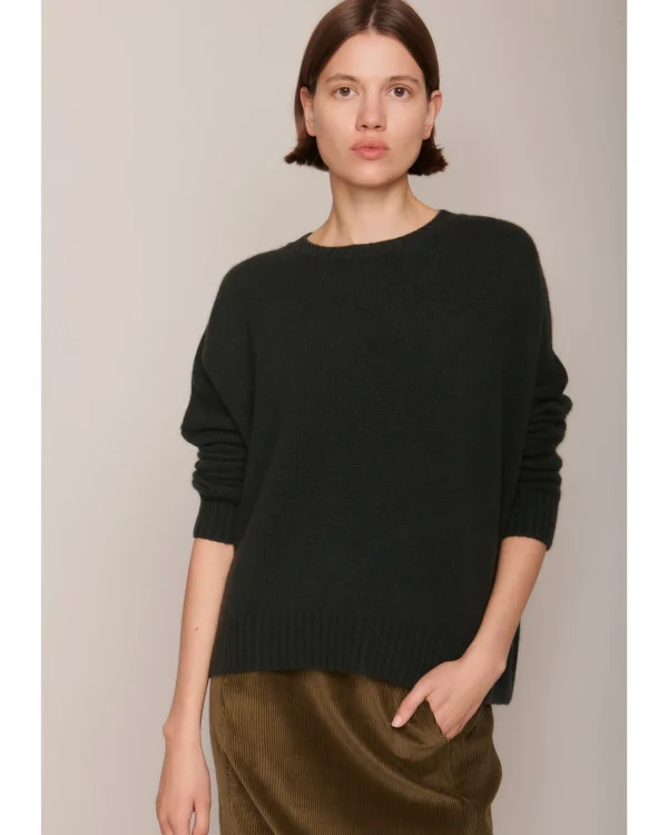 Sweaters | Organic by John Patrick Cashmere Wide Pullover Loden
