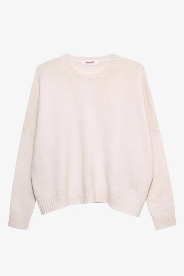 Sweaters | Organic by John Patrick Cashmere Wide Pullover Off White